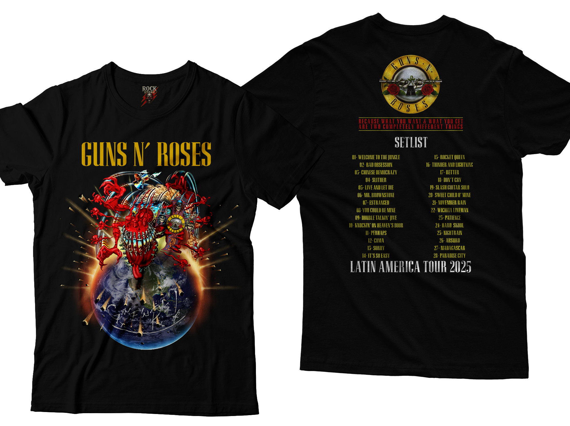 Camiseta Oficial Latin America Tour 2025